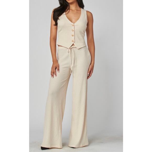 Dresses & Skirts - Sunday Shoreline Waffle-Knit Two-Piece Set